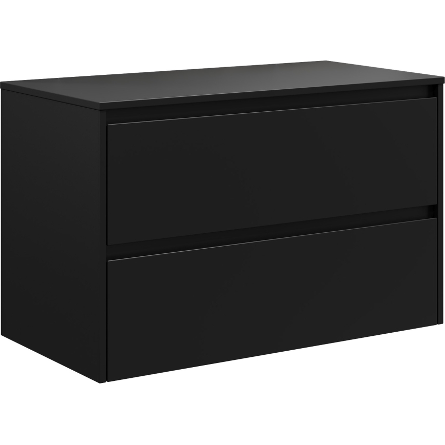 Móvel de casa de banho TRONDHEIM para lavatório 90 x 57 x 46 cm, preto