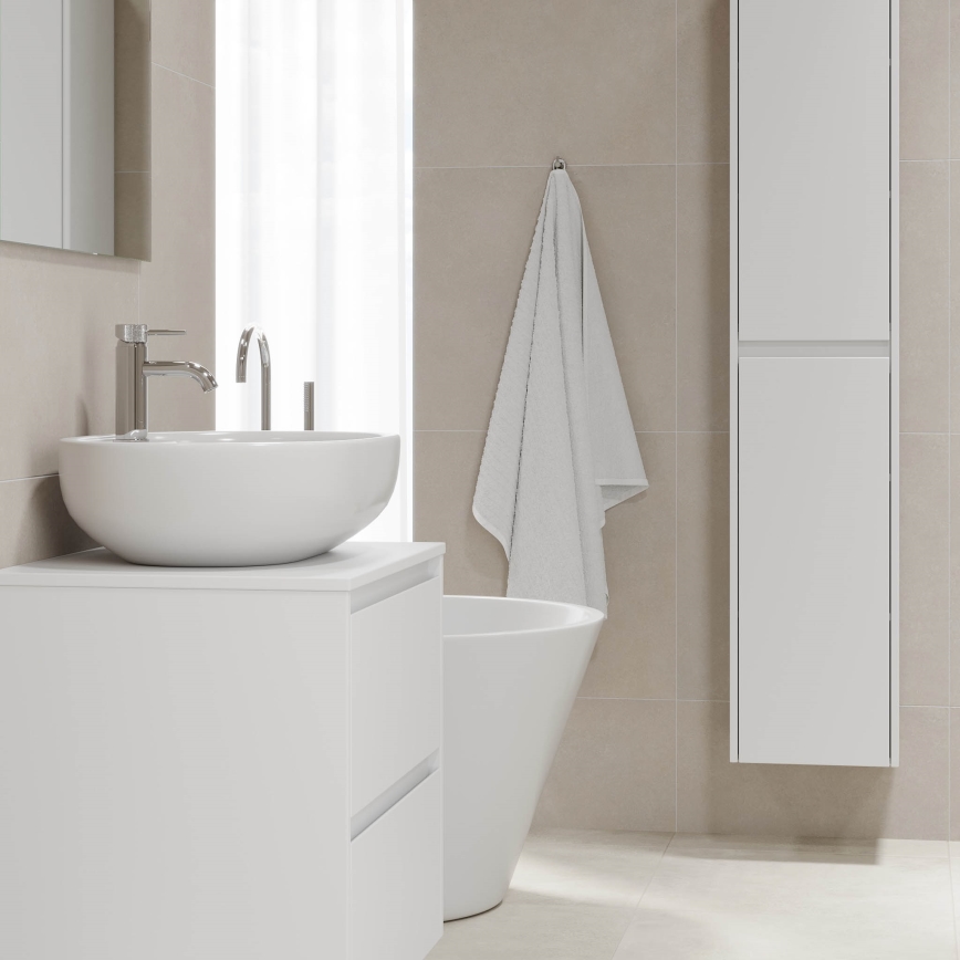 Móvel de casa de banho TRONDHEIM para lavatório 90x57x46 cm branco