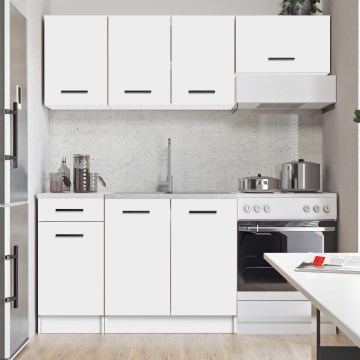 Móvel de cozinha ARLEN 180 cm, branco