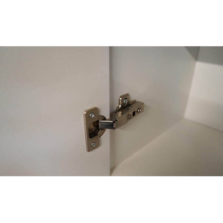 Móvel de cozinha CELESTE 180 cm branco lacado brilhante