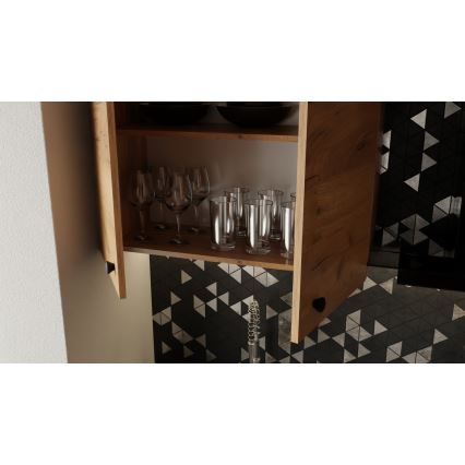 Móvel de cozinha CLAIRE 180 cm em carvalho craft