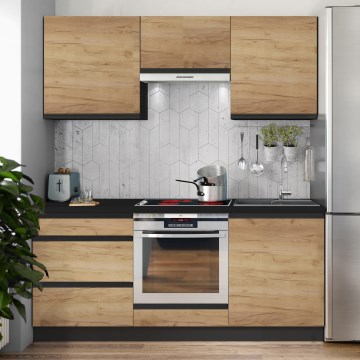 Móvel de cozinha MARINA 180 cm carvalho craft