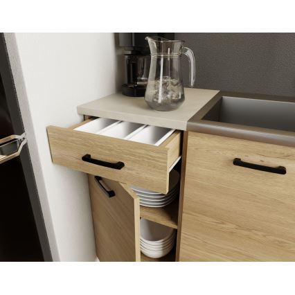 Móvel de cozinha PATRICIA 180 cm em carvalho