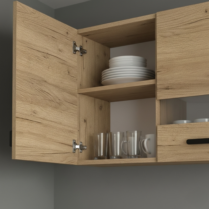 Móvel de cozinha ROSALIA 240 cm, carvalho craft