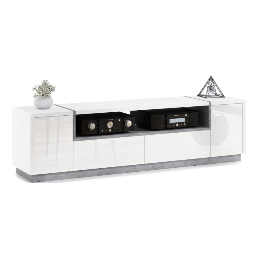 Móvel de TV FRED branco/cinza