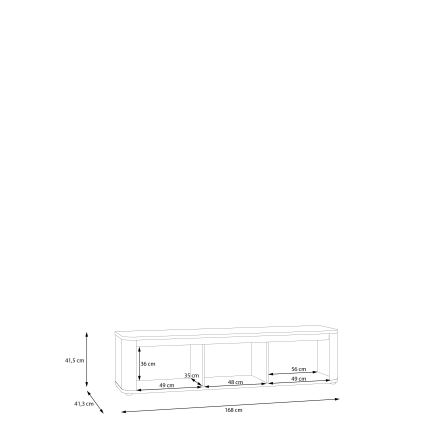 Móvel de TV INAR castanho