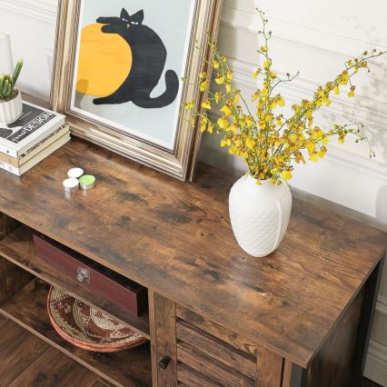 Móvel de TV VOLTAR castanho/preto