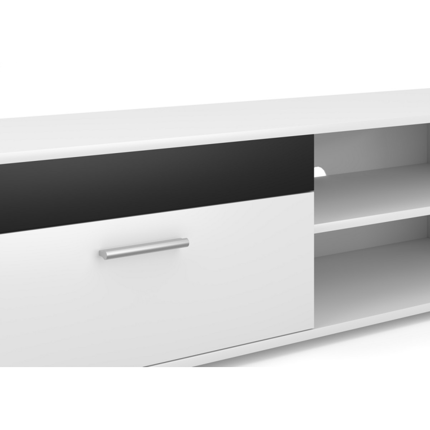 Móvel para sala BRICK branco/preto