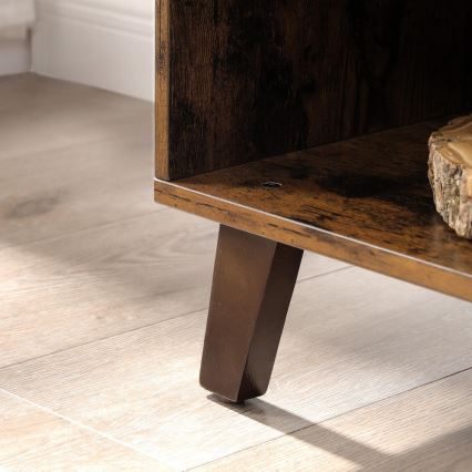 Móvel para TV BASTOR castanho/preto