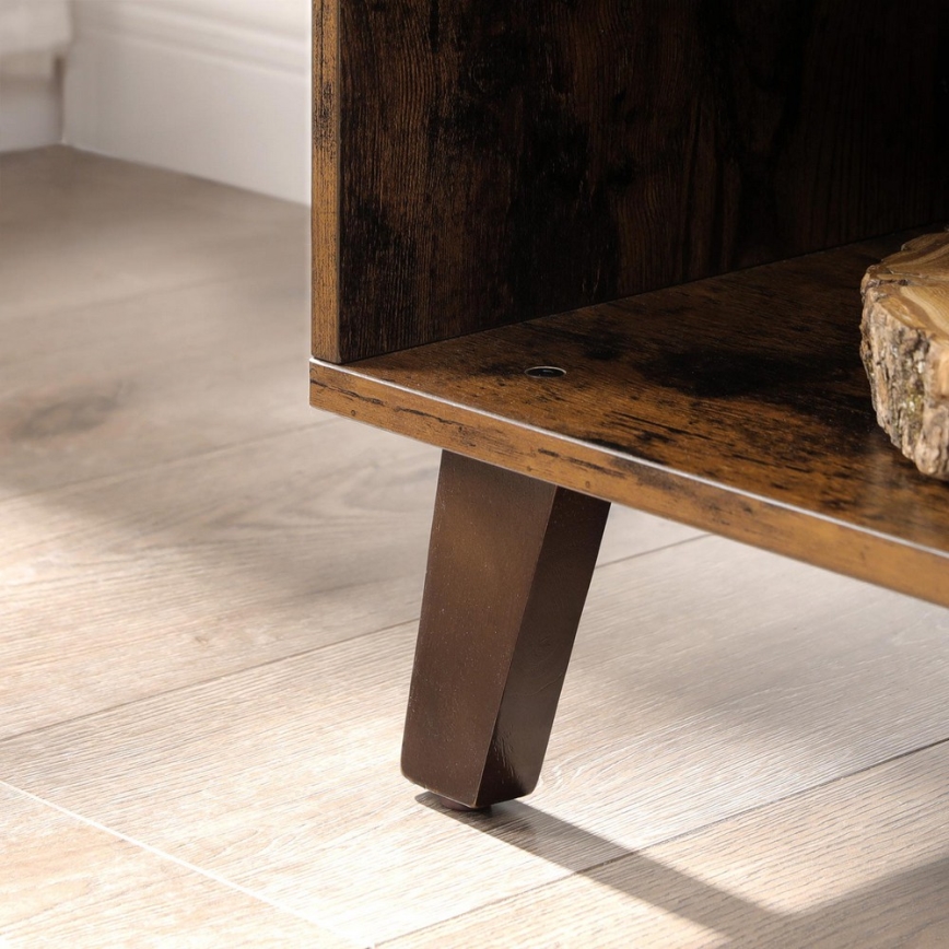 Móvel para TV BASTOR castanho/preto