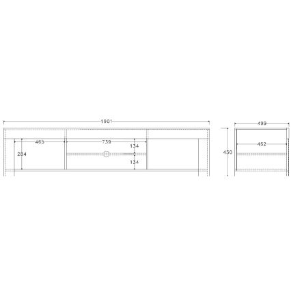 Móvel para TV FINERA branco