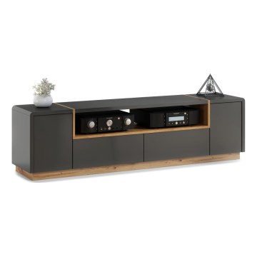 Móvel para TV FRED antracite/carvalho artisan