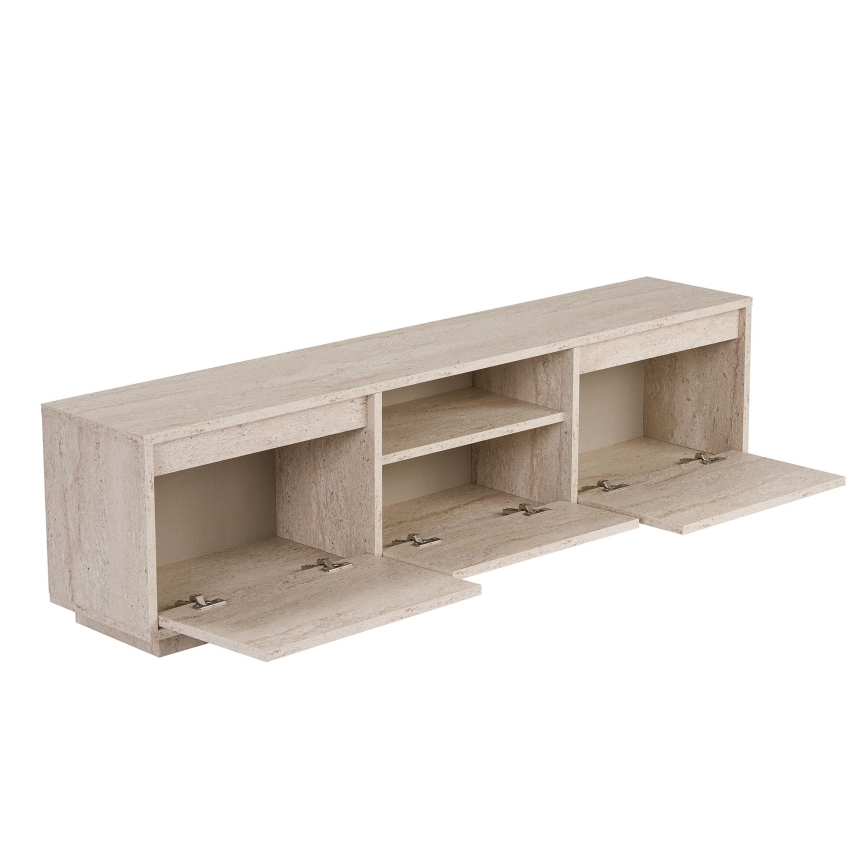 Móvel para TV KREDE 160x30 cm bege