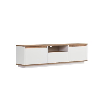 Móvel para TV KREDE 160x30 cm branco/pinho