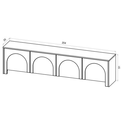 Móvel para TV NIO branco