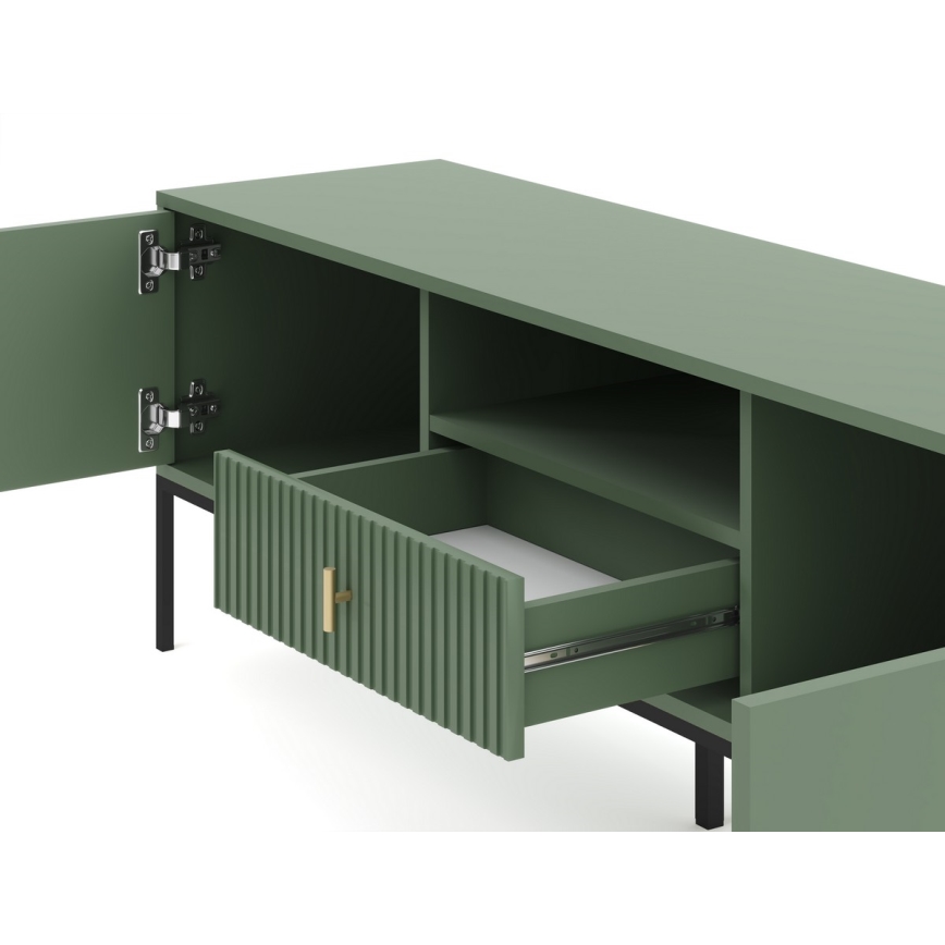 Móvel para TV SUE verde/preto