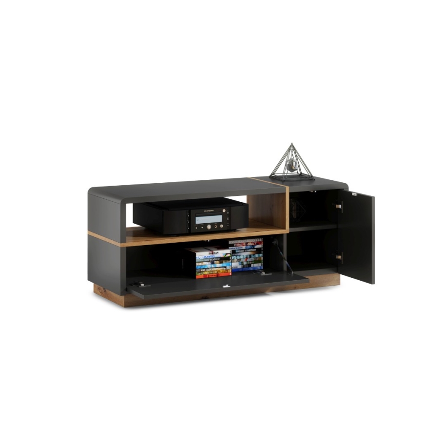 Móvel para TV FRED antracite/carvalho artisan