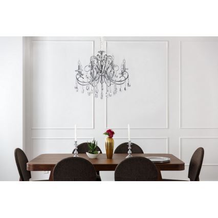 MW-LIGHT - Lustre pendente de cristal ADELE 8xE14/40W/230V