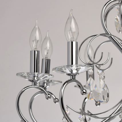 MW-LIGHT - Lustre pendente de cristal ADELE 8xE14/40W/230V