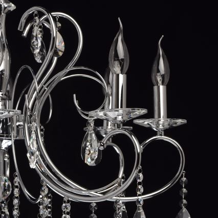 MW-LIGHT - Lustre pendente de cristal ADELE 8xE14/40W/230V