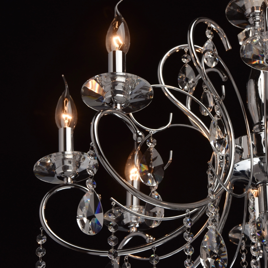 MW-LIGHT - Lustre pendente de cristal ADELE 8xE14/40W/230V