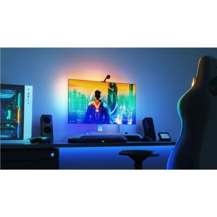 Nanoleaf - Conjunto para espelhamento de ecrã 4D + Lightstrips basic conjunto 5,2m 85''