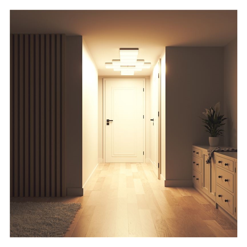 Nanoleaf - Kit 3x LED RGBW candeeiro de teto dimerizável SKYLIGHT LED/18W/230V + 2xLED/16W/230V 2700-6500K Wi-Fi