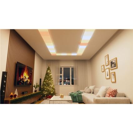 Nanoleaf - Kit 3x LED RGBW candeeiro de teto dimerizável SKYLIGHT LED/18W/230V + 2xLED/16W/230V 2700-6500K Wi-Fi