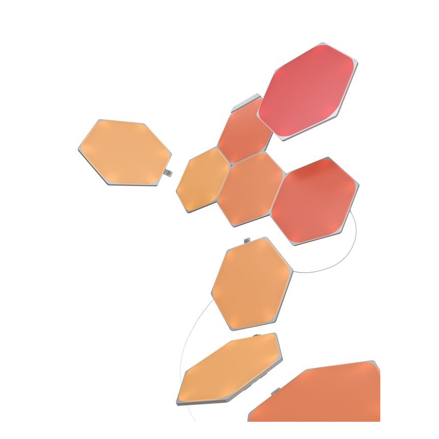 Nanoleaf - CONJUNTO 9x LED RGB Painel com regulação SHAPES HEXAGON LED/2W/230V 1200-6500K Wi-Fi