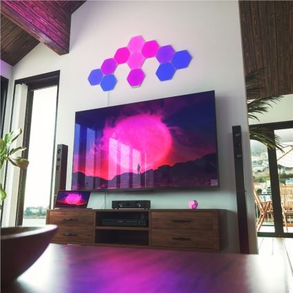 Nanoleaf - CONJUNTO 9x LED RGB Painel com regulação SHAPES HEXAGON LED/2W/230V 1200-6500K Wi-Fi