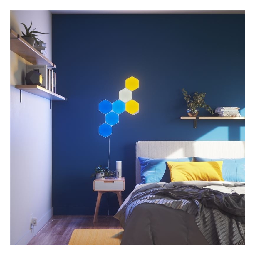 Nanoleaf - CONJUNTO de 15 painéis LED RGB reguláveis LED/2W/230V 1200-6500K Wi-Fi