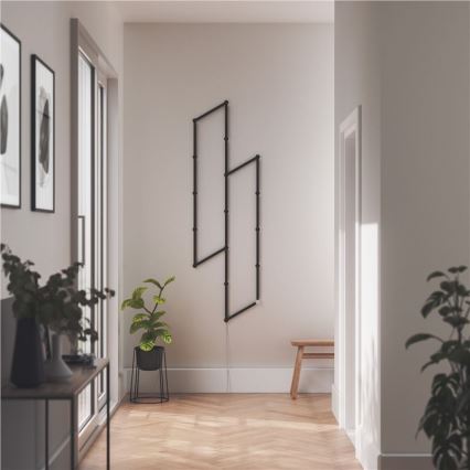 Nanoleaf - Conjunto de coberturas LINES 9 unid. preto mate