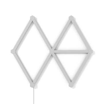 Nanoleaf - CONJUNTO 9x Painéis LED RGBW Regulação carril LINES LED/2W/230V 1200-6000K Wi-Fi