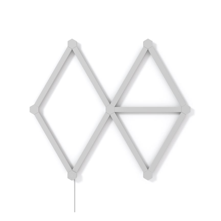 Nanoleaf - CONJUNTO 9x Painéis LED RGBW Regulação carril LINES LED/2W/230V 1200-6000K Wi-Fi