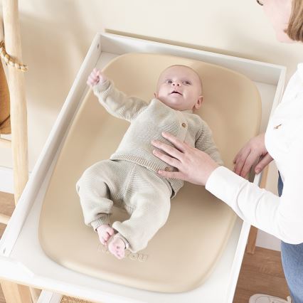 Nattou - Tapete para trocar de roupa SOFTY 50x70 cm bege