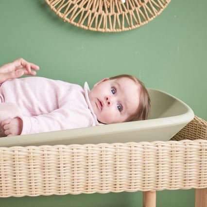 Nattou - Tapete para trocar de roupa SOFTY 50x70 cm verde