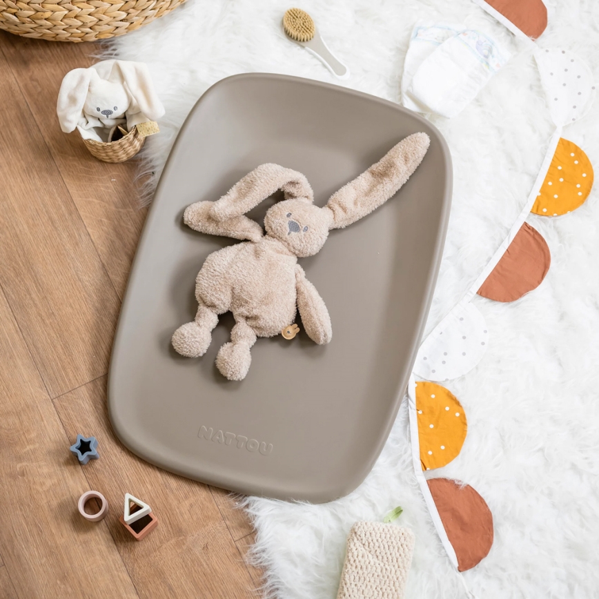 Nattou - Trocador SOFTY 50x70 cm castanho