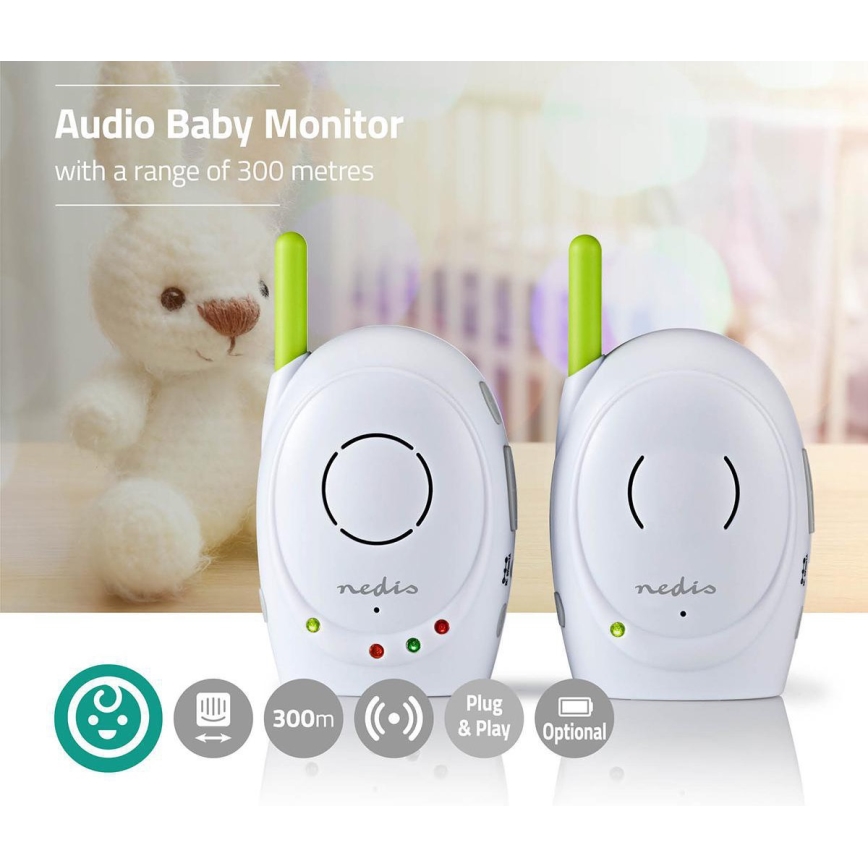 Monitor sem fios para bebés 5W/230V