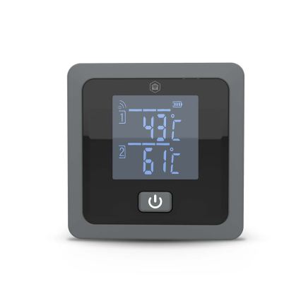SmartLife Termómetro digital inteligente para carne com ecrã LCD 0-300 °C 2xAAA