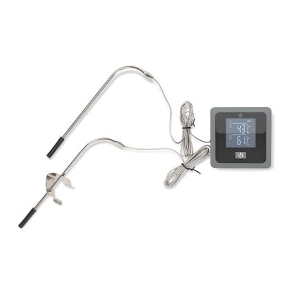 SmartLife Termómetro digital inteligente para carne com ecrã LCD 0-300 °C 2xAAA