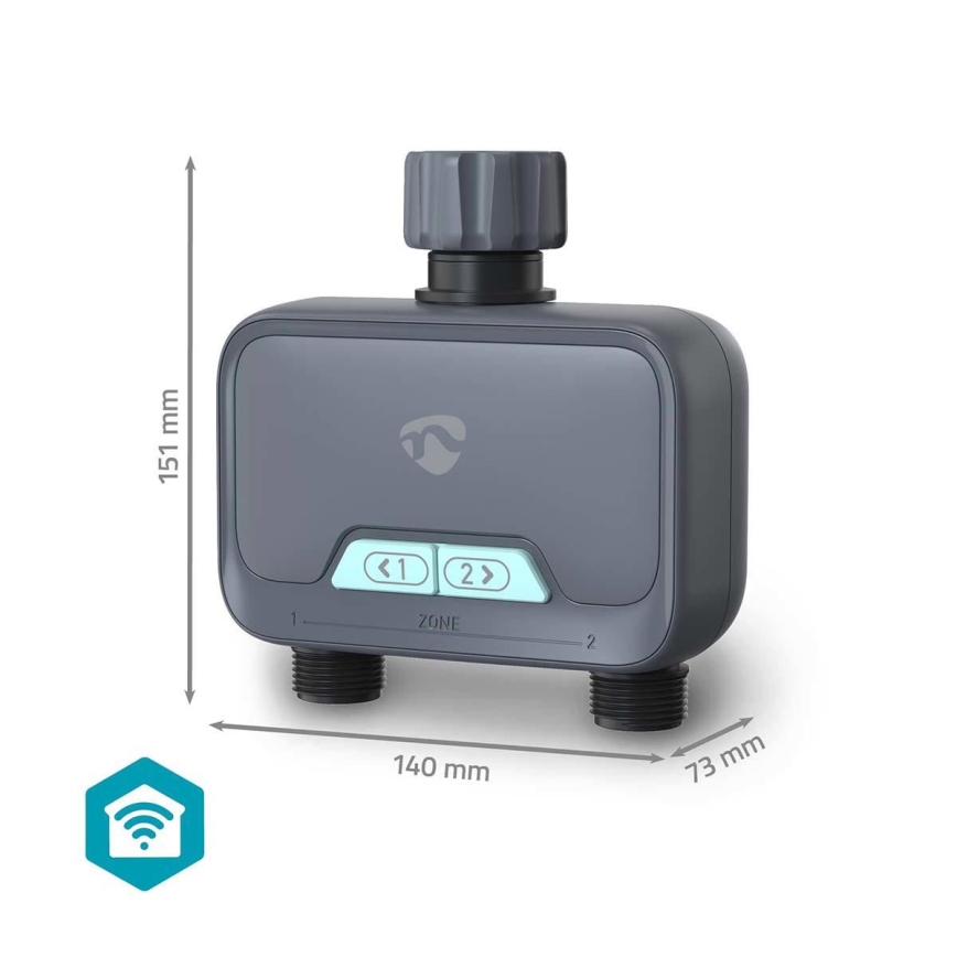 Regulador de fluxo de água 4xAA Wi-Fi Tuya IP54