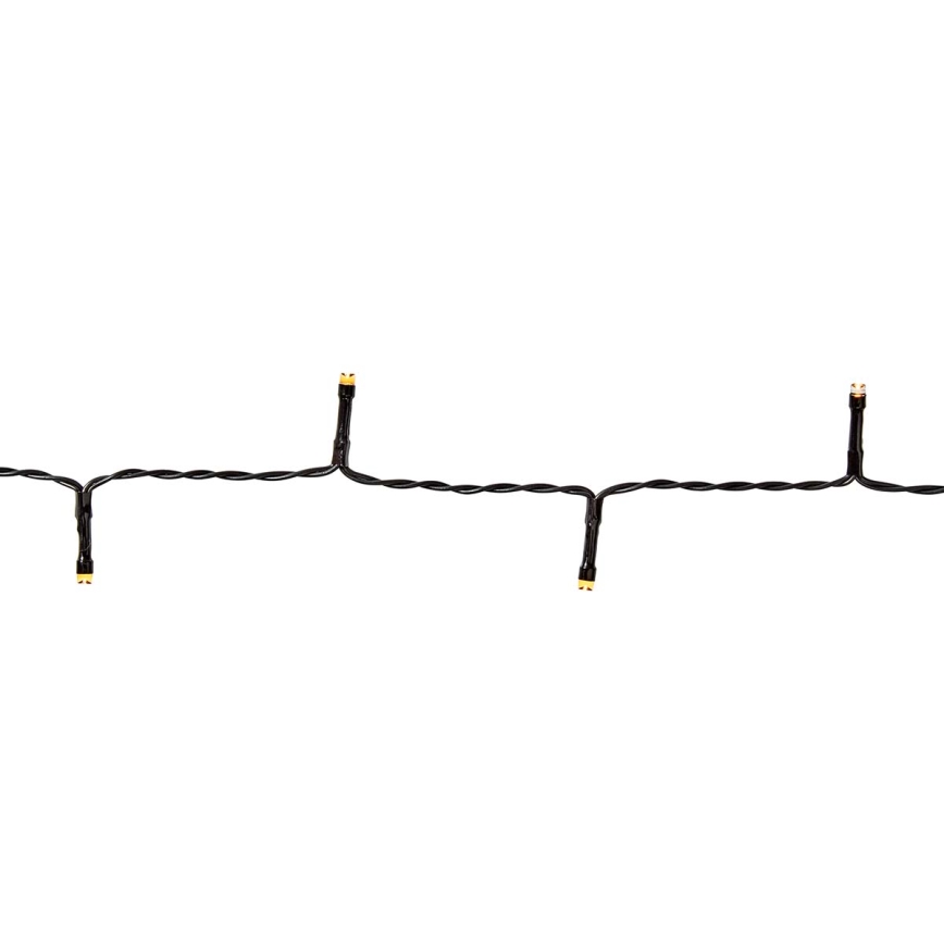 Guirlanda LED para exterior 192xLED/7 funções/3x pilhas AA 14,9m IP44 branco quente