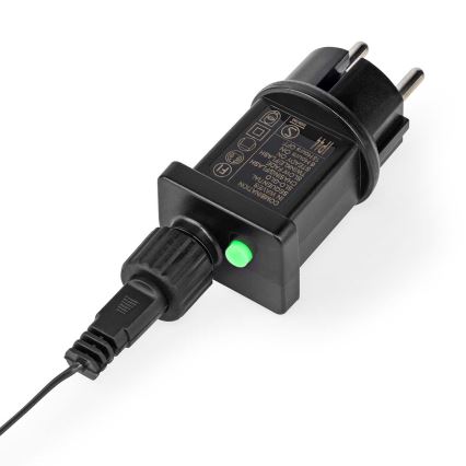 Cordão de luzes LED para exterior 400 LEDs / 7 funções, 11 m, IP44, branco quente