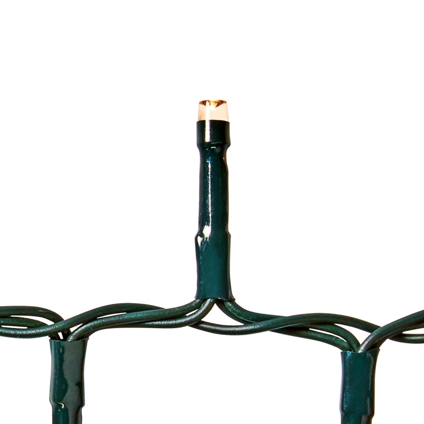 Corrente exterior de Natal LED 700xLED/7 funções 17m IP44 branco quente