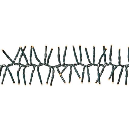 Corrente exterior de Natal LED 1512xLED/7 funções 14m IP44 branco quente