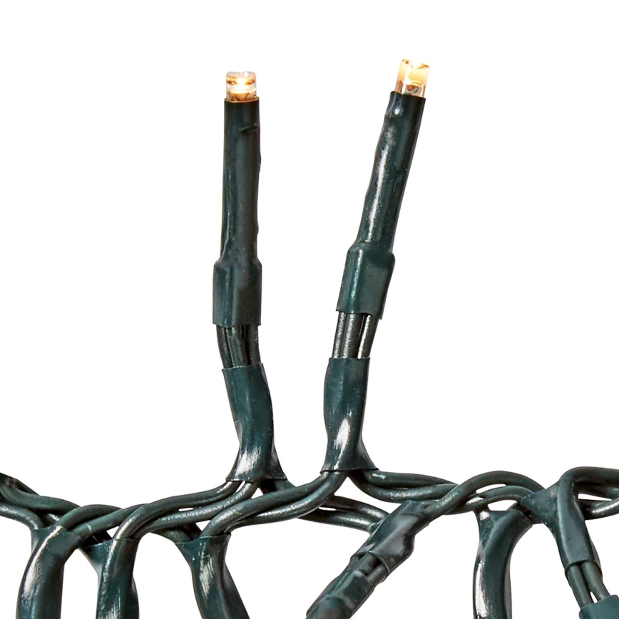 Corrente exterior de Natal LED 1512xLED/7 funções 14m IP44 branco quente