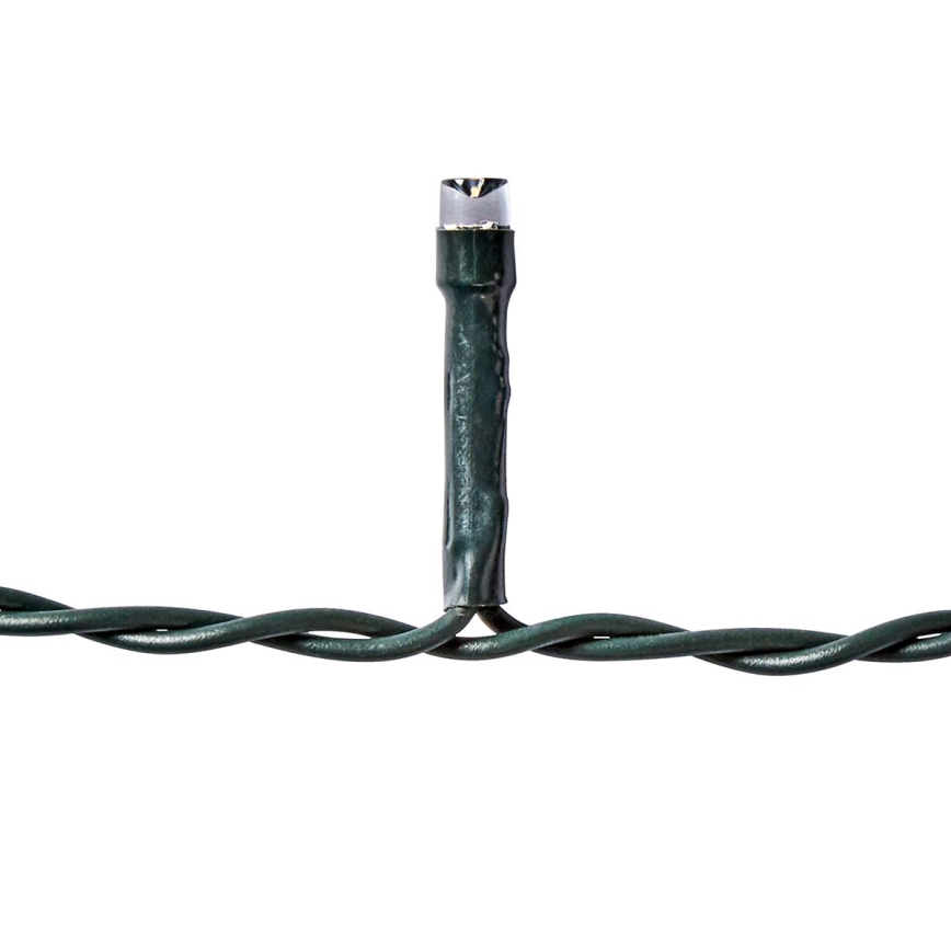 Cortina exterior de Natal LED 180xLED/7 funções 10,9m IP44 branco quente