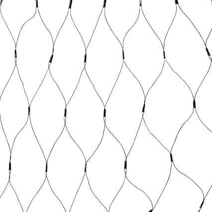 Cortina exterior de Natal LED 320xLED/7 funções 6m IP44 branco quente