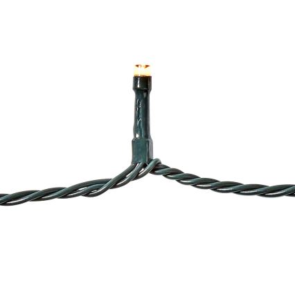 Guirlanda LED de Natal para exterior 720 LEDs / 7 funções 57 m IP44 branco quente
