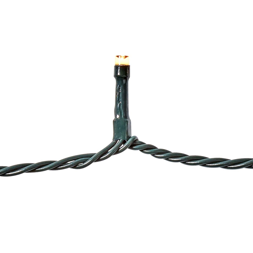 Guirlanda LED de Natal para exterior 720 LEDs / 7 funções 57 m IP44 branco quente